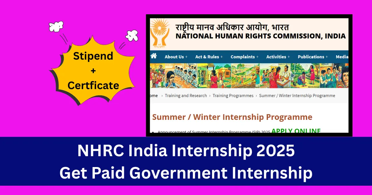 NHRC India Internship 2025