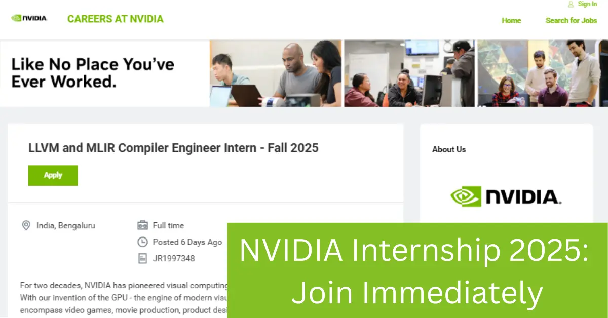 Nvidia Internship 2025